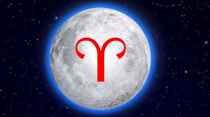 LUNA IN ARIETE