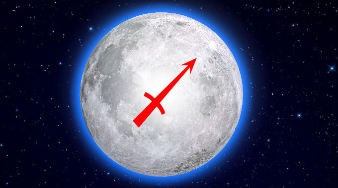 LUNA IN SAGITTARIO